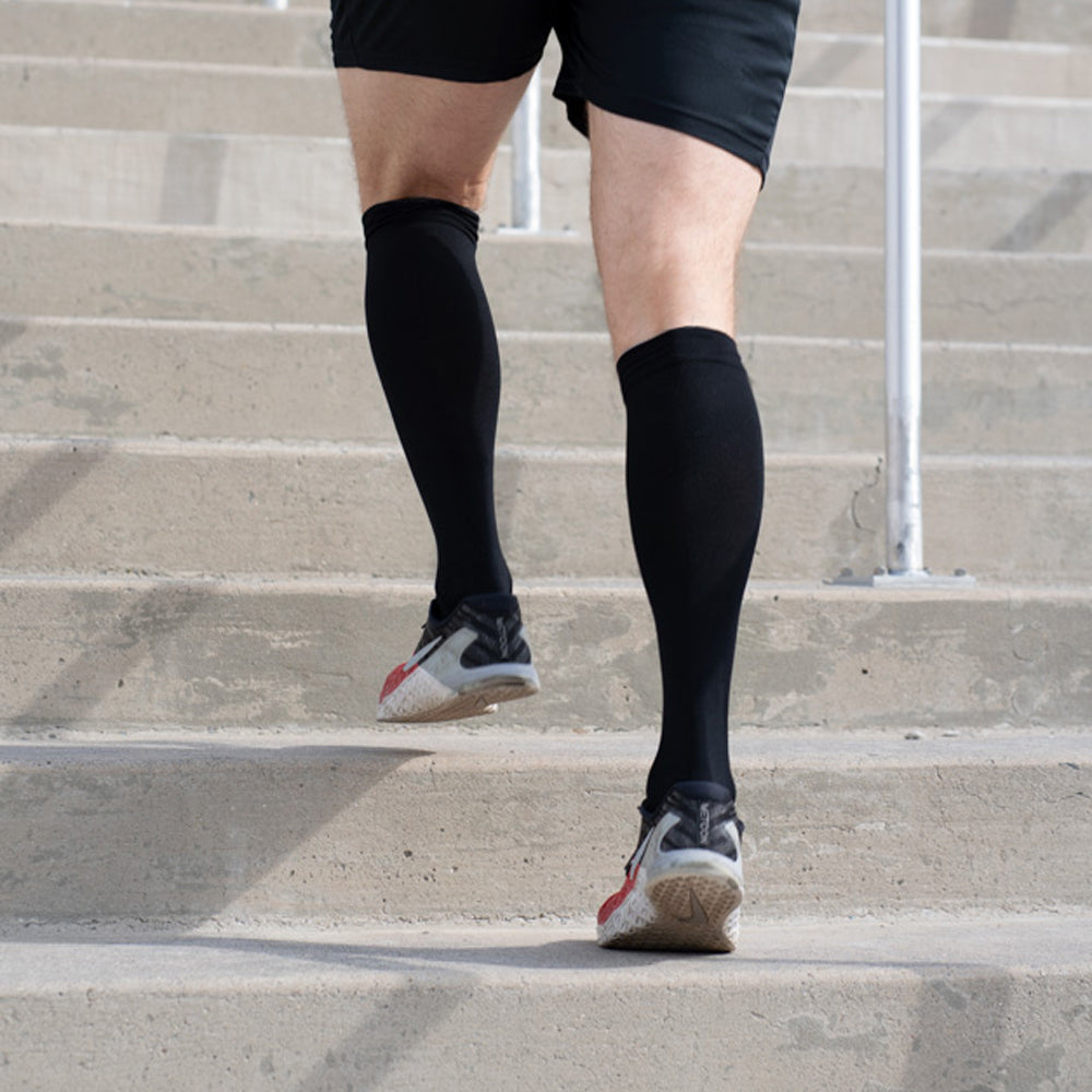 Knee-High Compression Socks — Black