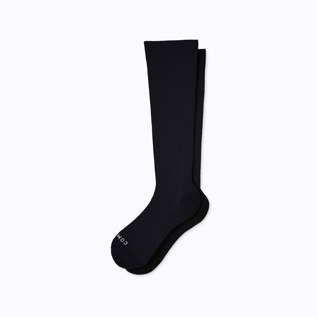 Knee-High Compression Socks — Black