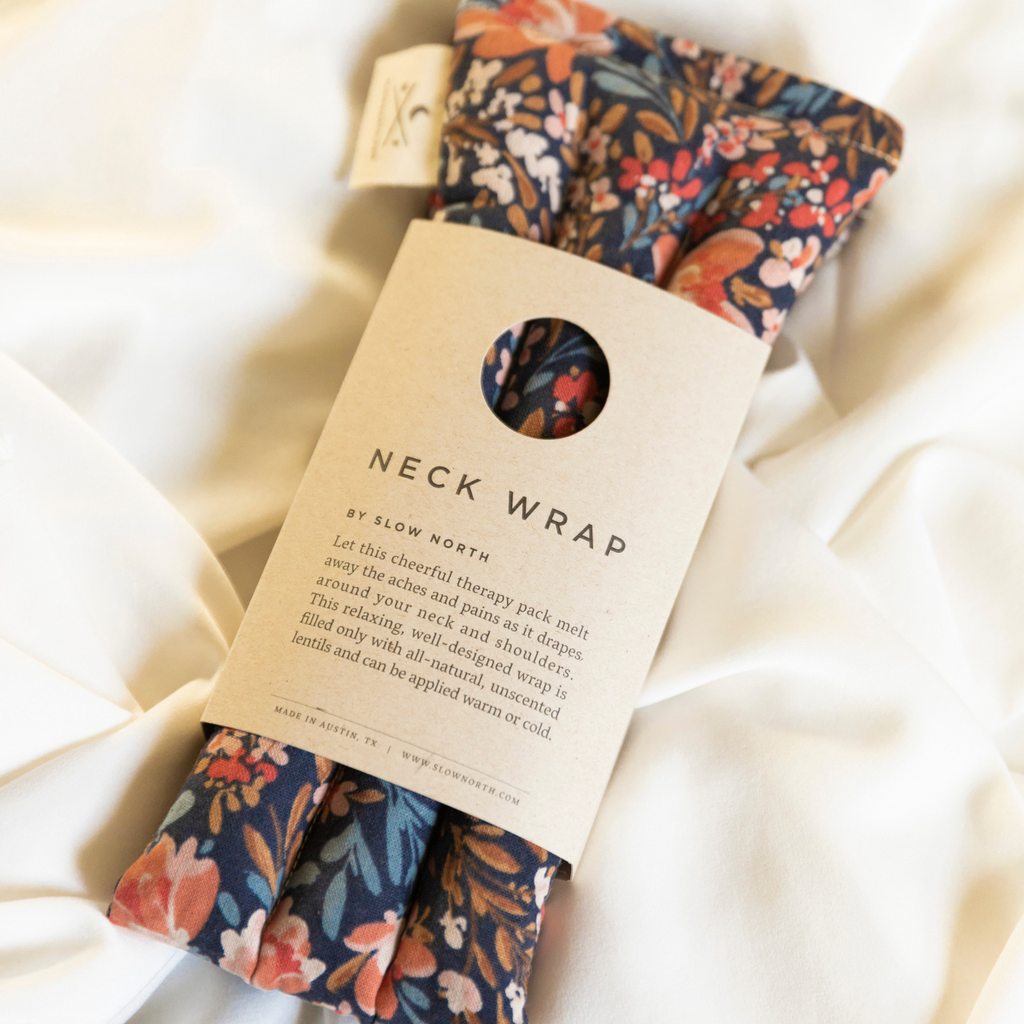 Eye Mask + Neck Wrap Set – Pom Blossom
