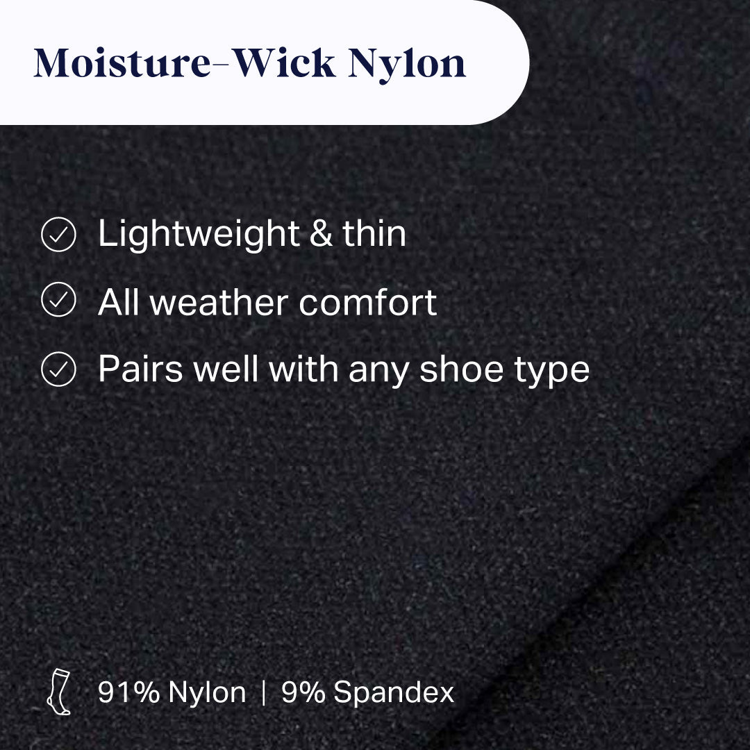 Knee-High Compression Socks — Black