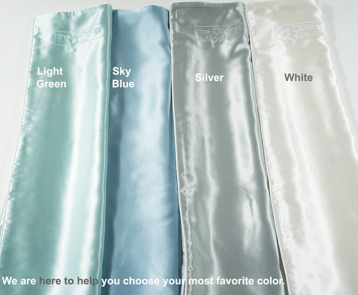 Mulberry Silk Pillowcase Pair – 22 Momme, Zipper Closure, Cream