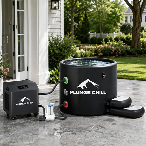 PLUNGE CHILL portable cold plunge tub with 1HP chiller