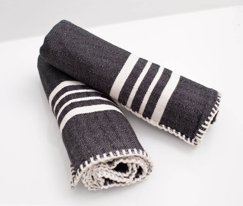 Farmhouse Hand Towels — Set of 2