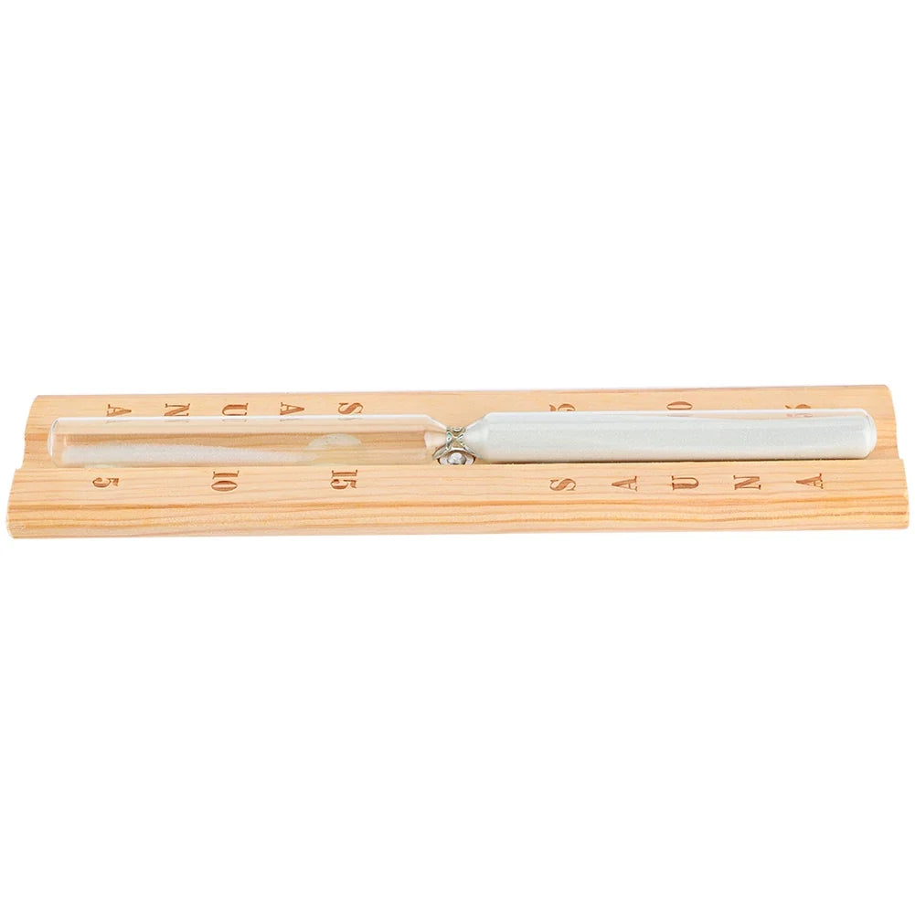 Vivalo Wooden Sauna Timer — 15-Minute Hourglass