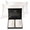 Mulberry Silk Pillowcase Pair – 22 Momme, Zipper Closure, Cream