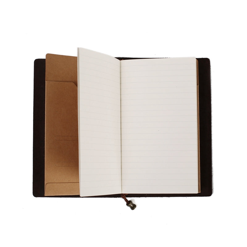 Rustic Leather Journal with Brass Hardware