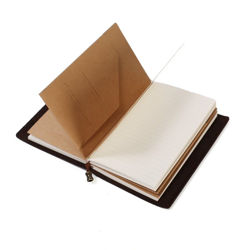 Rustic Leather Journal with Brass Hardware