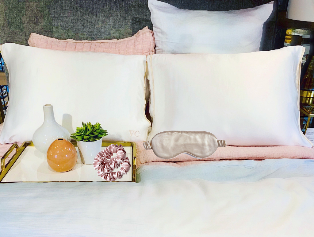 Silk Pillow Sleeve – Off-White Ivory
