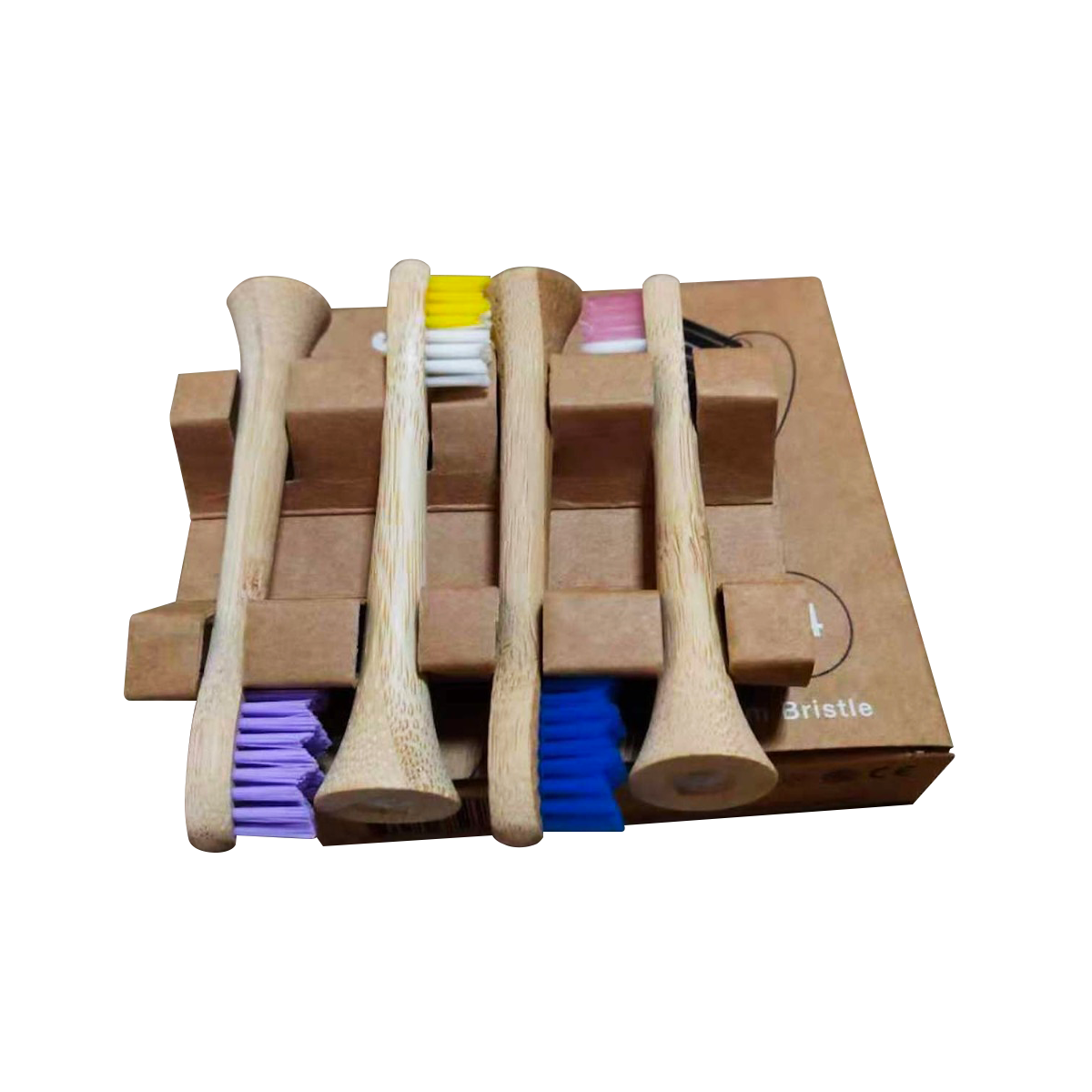 Kaylaan Bamboo Toothbrush Heads – 4-Pack