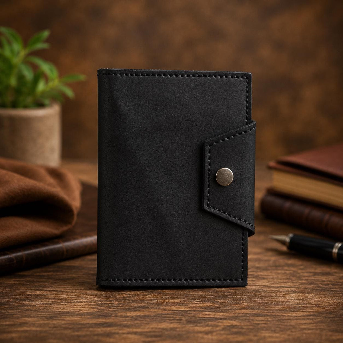 Hand-Stitched Leather Traveler's Notebook