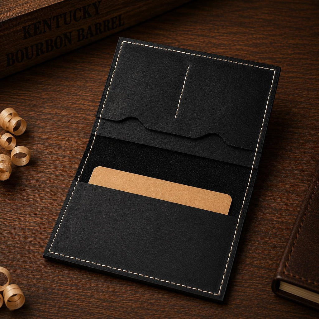 The Study — Leather Journal, Pen & Candle Gift Set