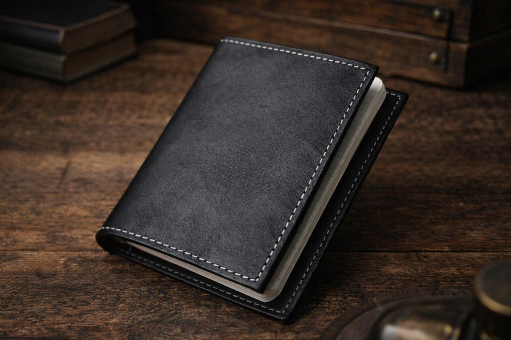 The Study — Leather Journal, Pen & Candle Gift Set