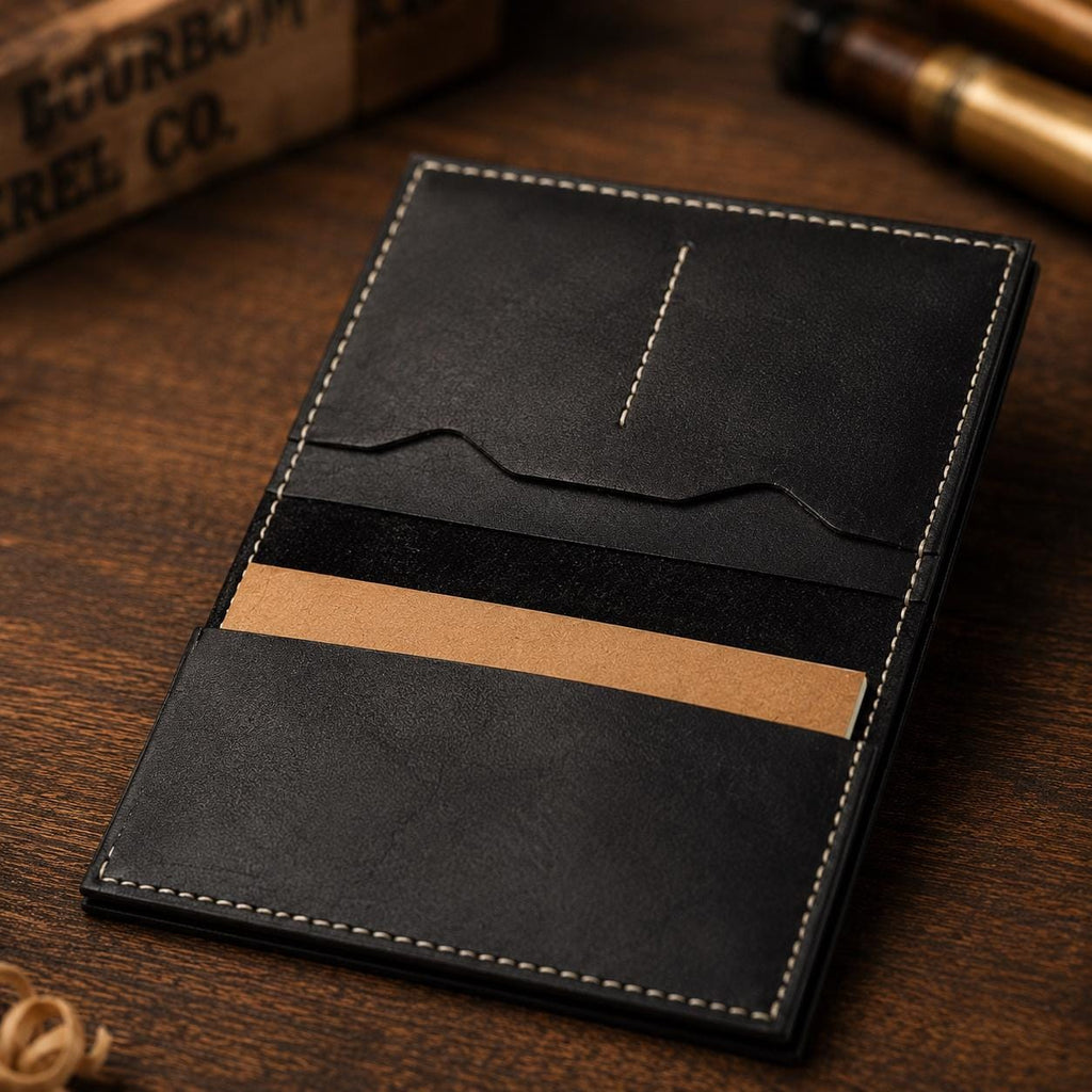 The Study — Leather Journal, Pen & Candle Gift Set