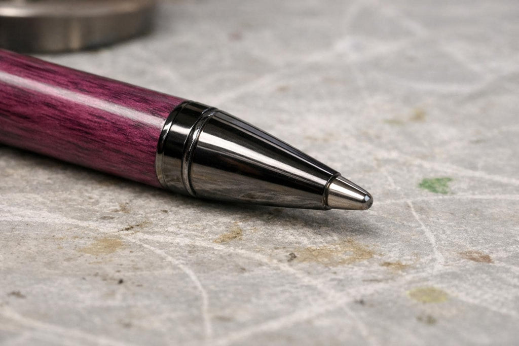 The Study — Leather Journal, Pen & Candle Gift Set