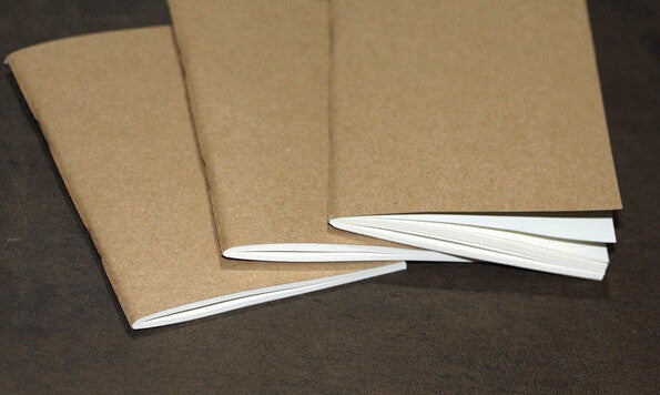 Rustic Leather Journal with Brass Hardware