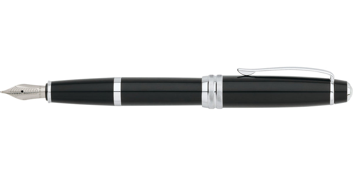 Cross Bailey Fountain Pen – Black Lacquer, Medium Nib