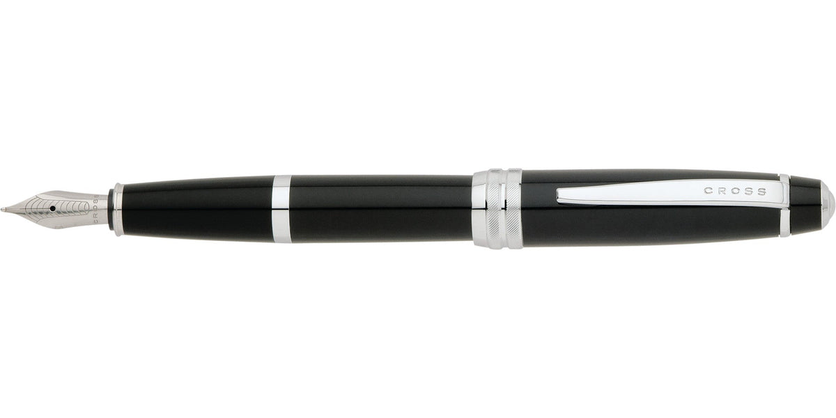 Cross Bailey Fountain Pen – Black Lacquer, Medium Nib