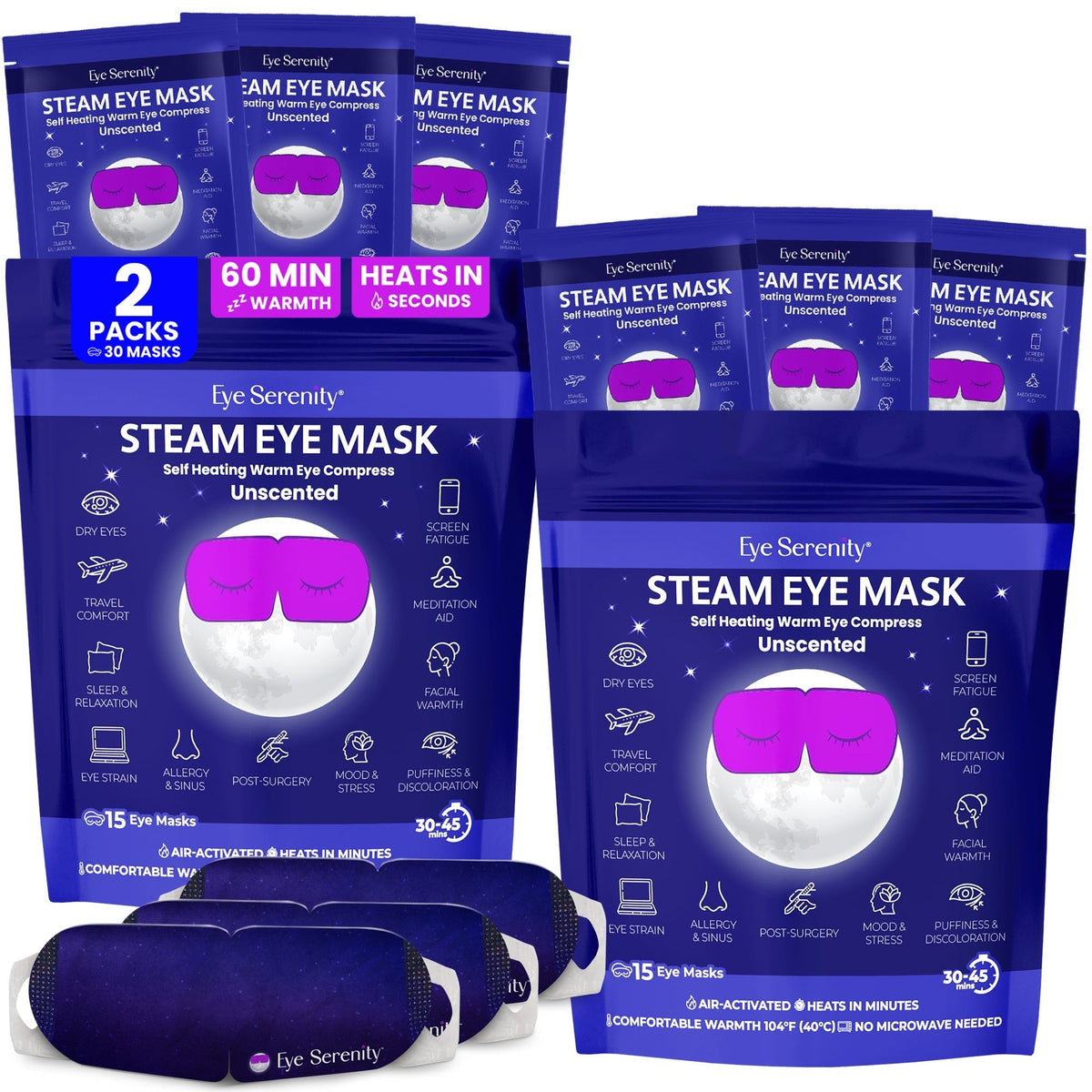 Eye Serenity Self-Heating Steam Eye Mask