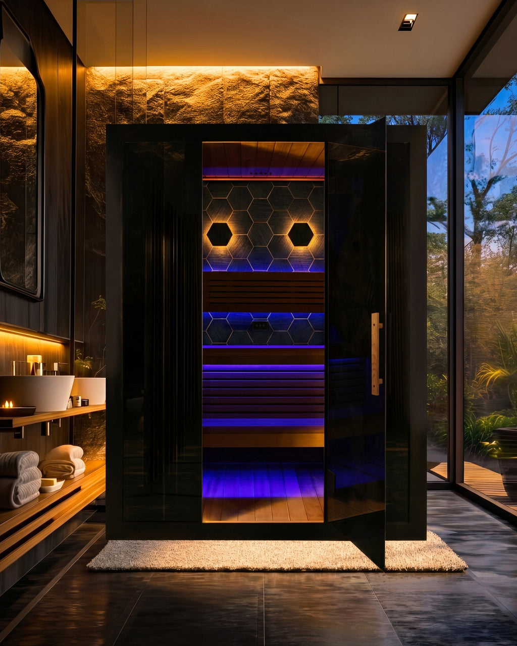 Sun Home Nova 3-Person Indoor Traditional Sauna — supplier gallery image 1
