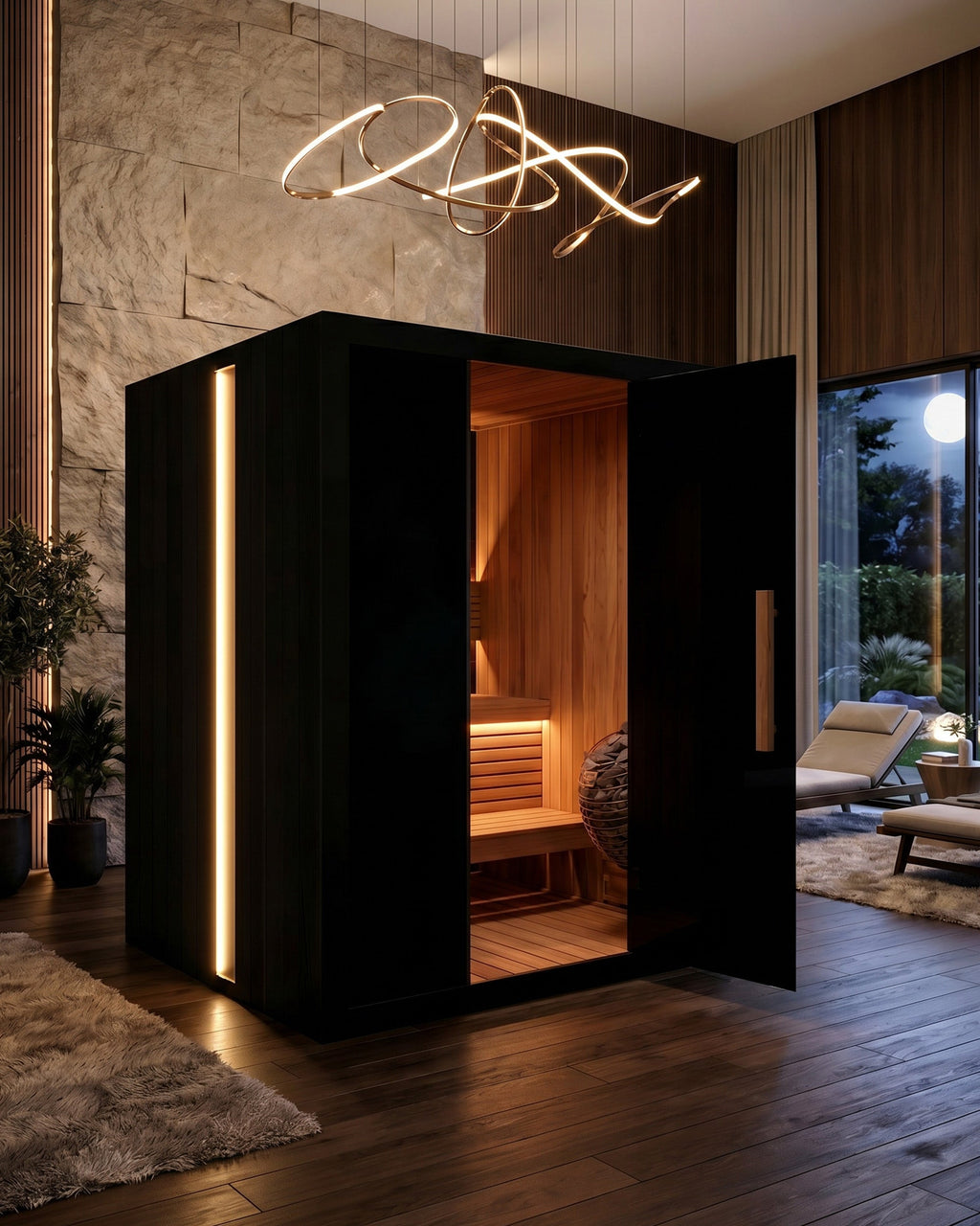 Sun Home Nova 3-Person Indoor Traditional Sauna — supplier gallery image 2